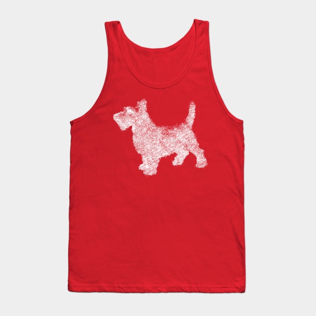 Scottish Terrier dog art Tank Top by chapter2